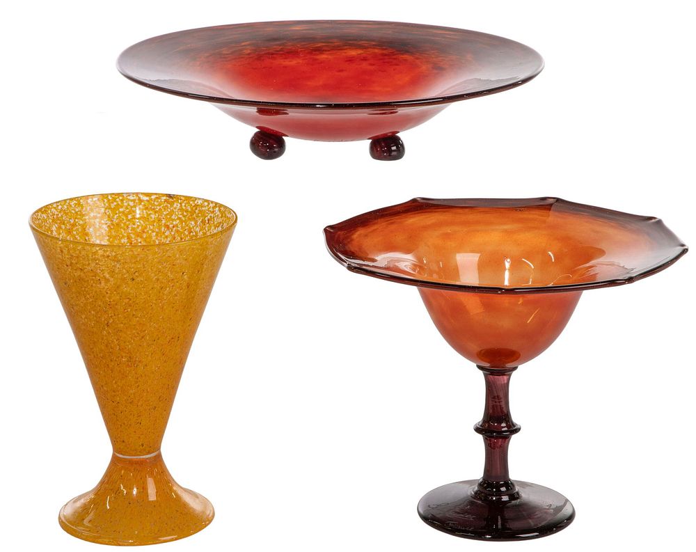 Lot 299: Schneider Art Glass Assortment
