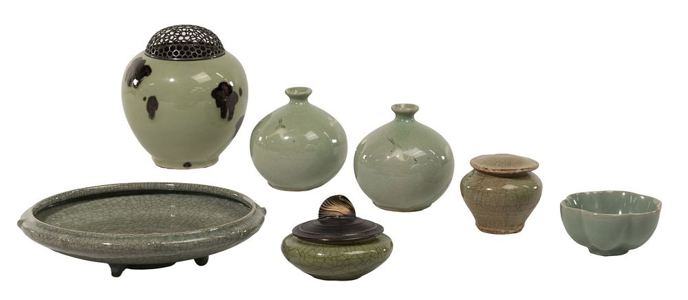 Lot 159: Asian Celadon Porcelain