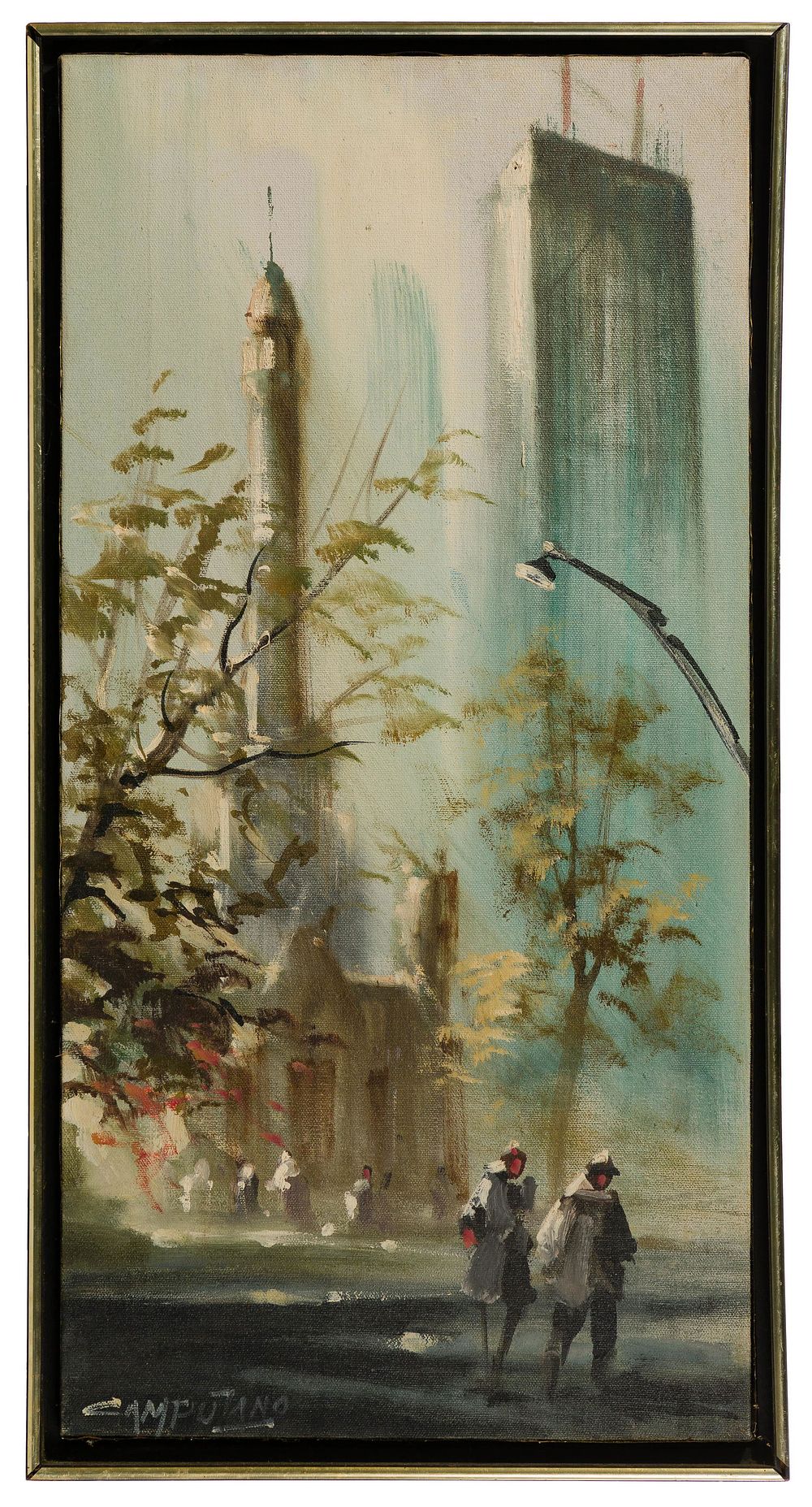 Lot 200: Jose Luis Campuzano (Spanish / American, 1918-1979) Oil on Canvas