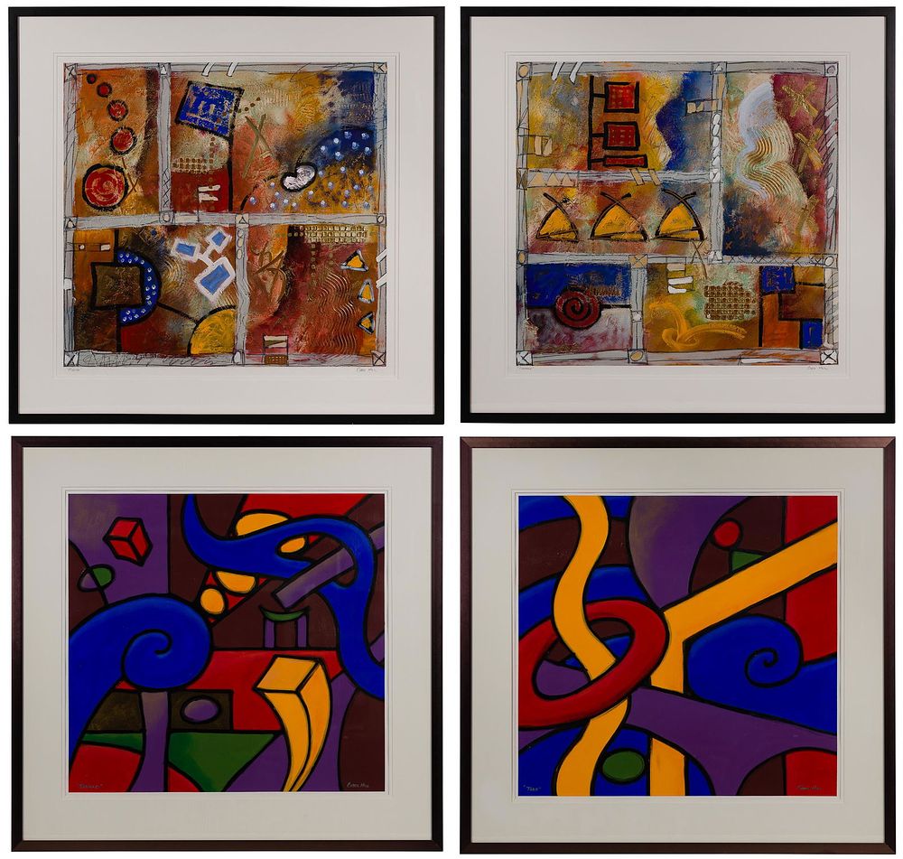 Lot 203: Chris Hill (American, 20th Century) Works on Paper