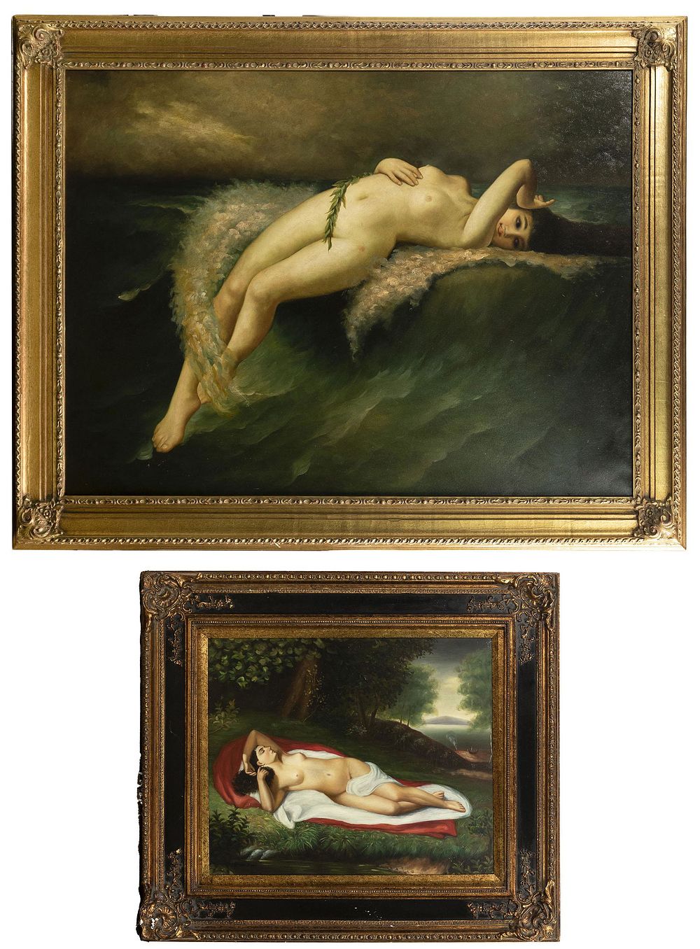 Lot 210: N. Henry Bingham (American, b.1939) 'Nude' Oil on Canvas
