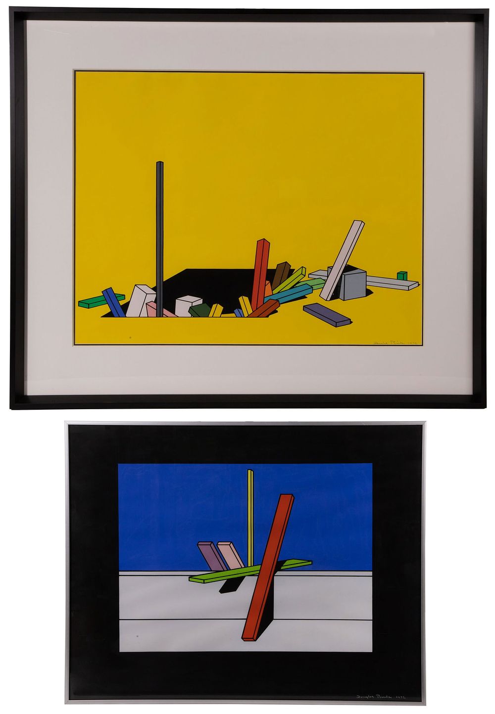 Lot 231: Douglas Binder (British, b.1941) Stencil Prints
