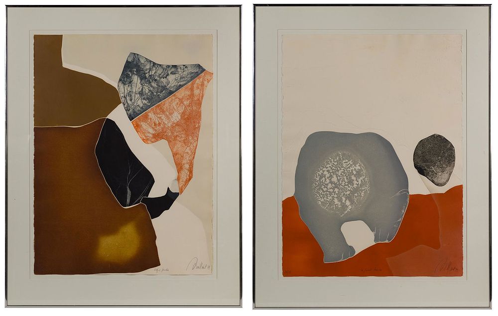 Lot 234: Gilou Brillant (Swiss, b.1935) Etchings