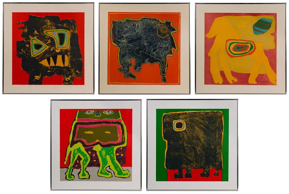 Lot 236: Jacques Soisson (French, 1928-2012) 'Animal Suite' Lithograph Collection