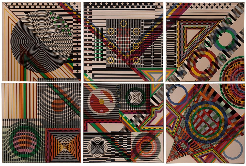 Lot 239: Leo Maranz (American, 1900-1988) 'Sexette' Suite of Continuous Serigraphs