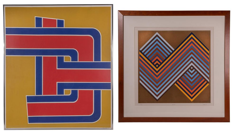 Lot 248: Pierre Clerk (American, b.1928) and Jurgen Peters (German, 1936-1997) Serigraphs