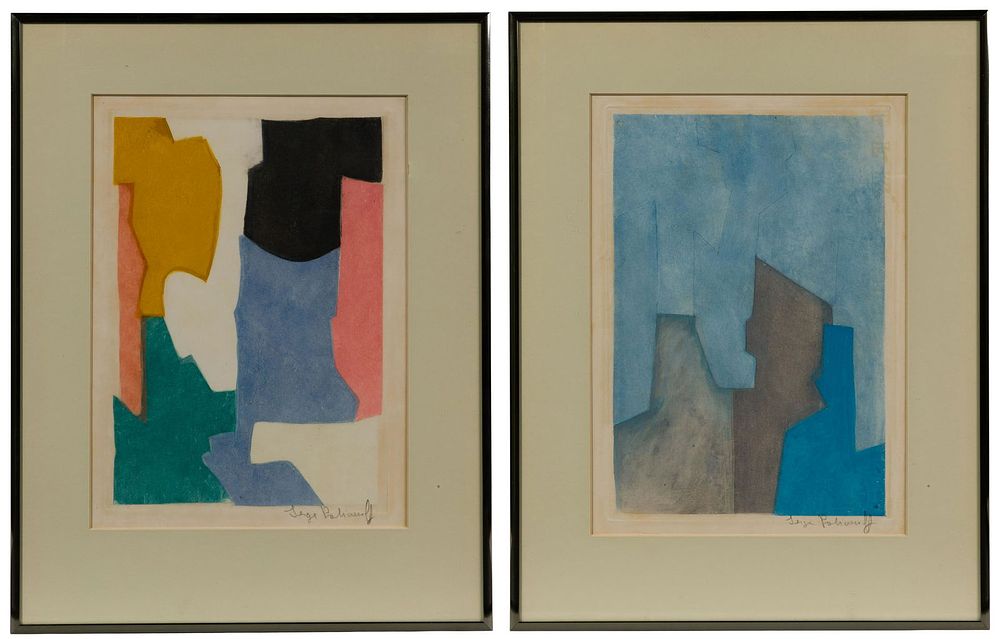 Lot 251: Serge Poliakoff (Russian, 1906-1969) Color Etchings