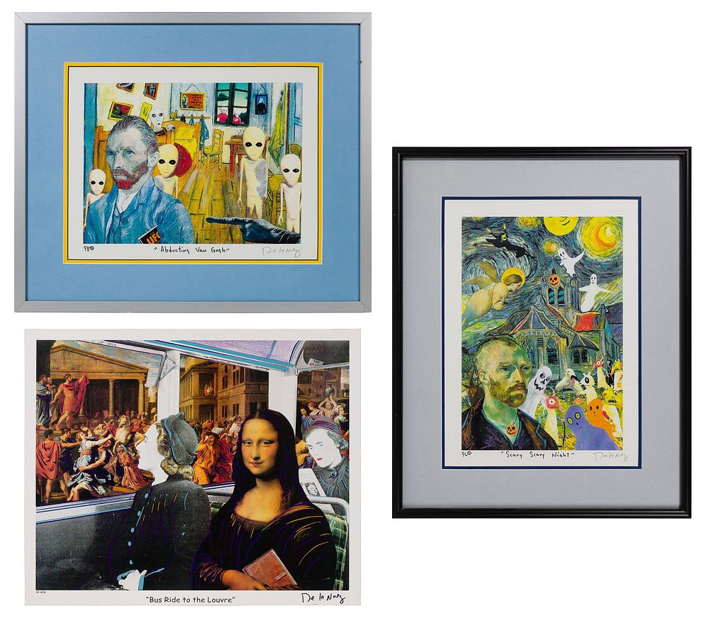 Lot 259: Nelson de la Nuez (Cuban / American, b.1959) Lithograph Assortment