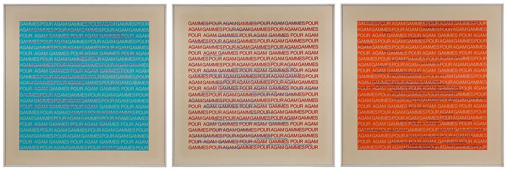 Lot 262: Yaacov Agam (Israeli, b.1928) 'Gammes Pour Agam' Serigraphs