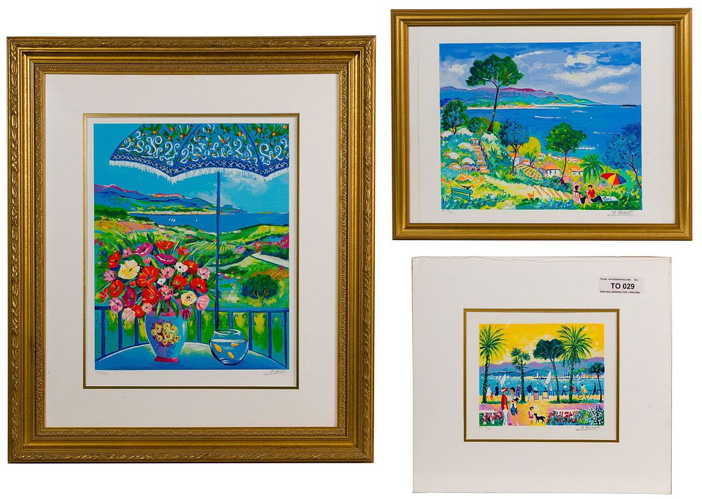 Lot 265: Jean-Claude Picot (French, 1933-2020) Serigraphs