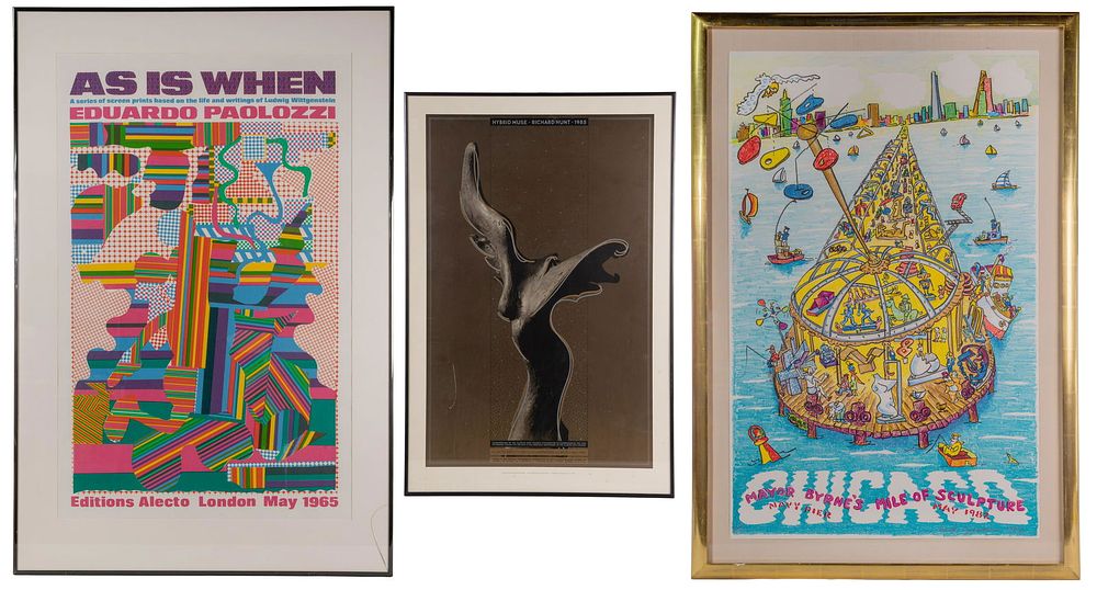 Lot 297: Multiple Artists (20th Century) Lithograph Poster Assortment