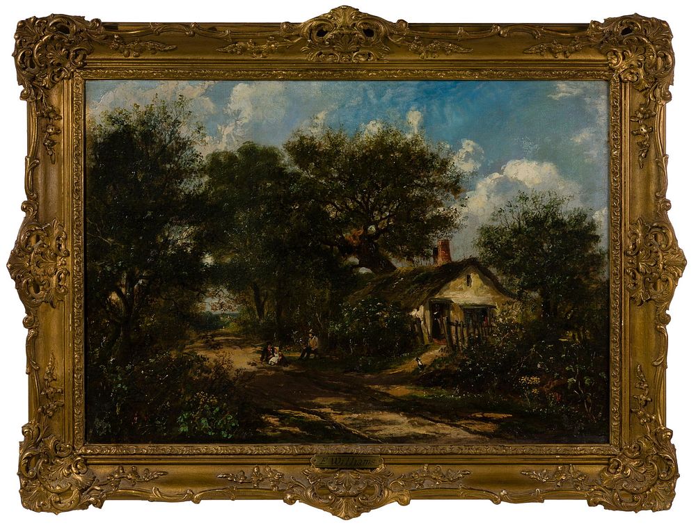 Lot 301: (Attributed to) Edward Williams (English 1781-1855) Oil on Canvas