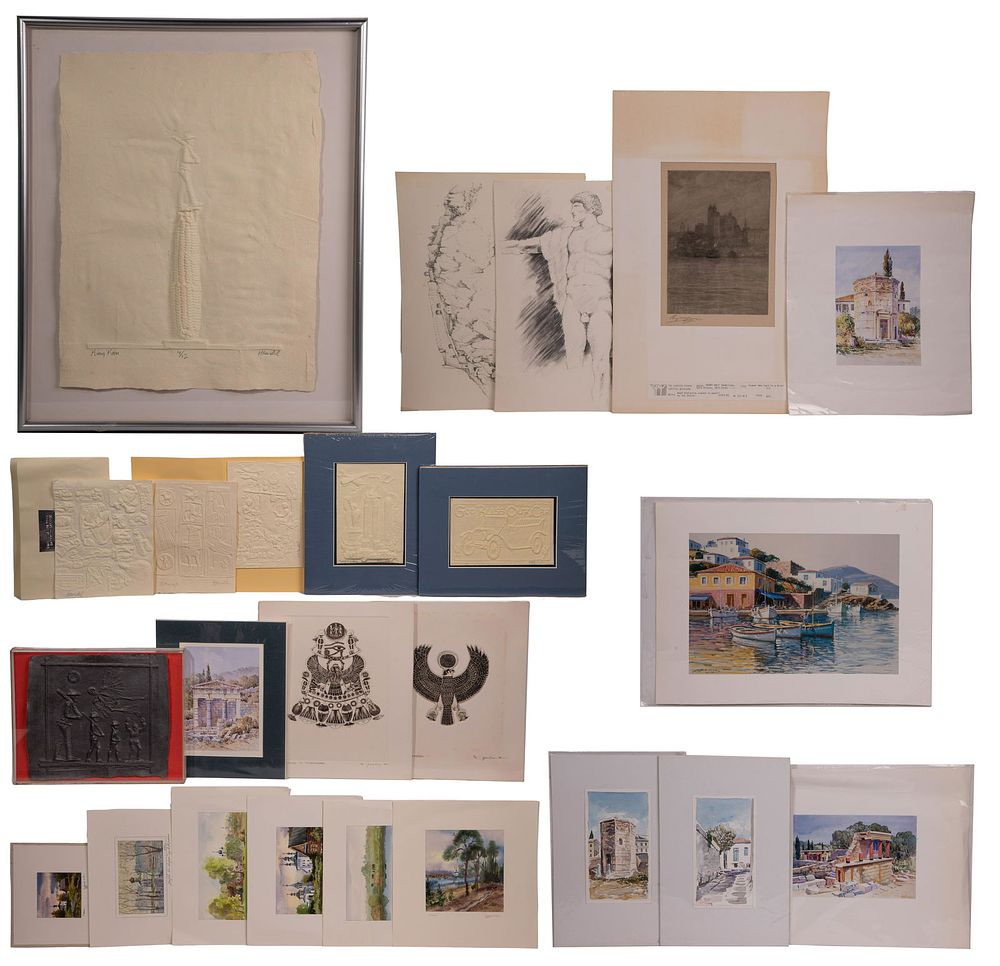 Lot 302: William G. Haendel (American, 1926-2020) Paper Sculpture Assortment