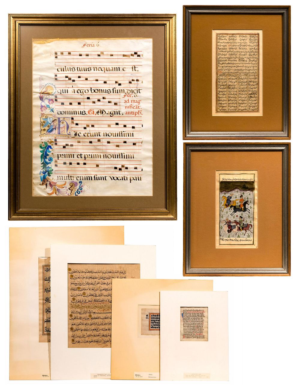 Lot 360: Medieval Manuscript Assortment