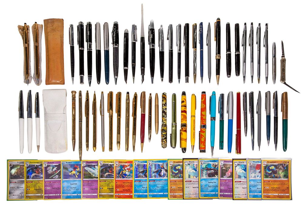 Lot 368: 14k Gold Penknife, Pen and Pokemon Assortment