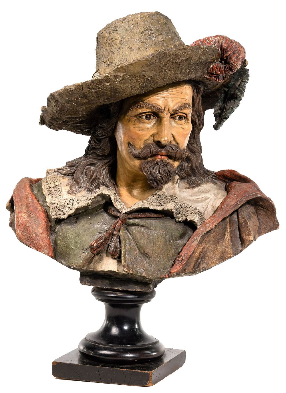 Lot 408: Cavalier Ceramic Bust