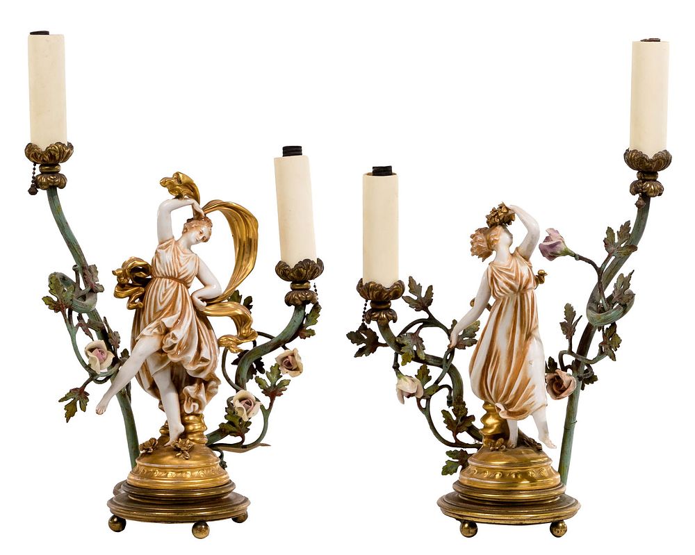Lot 421: Figural Table Lamps
