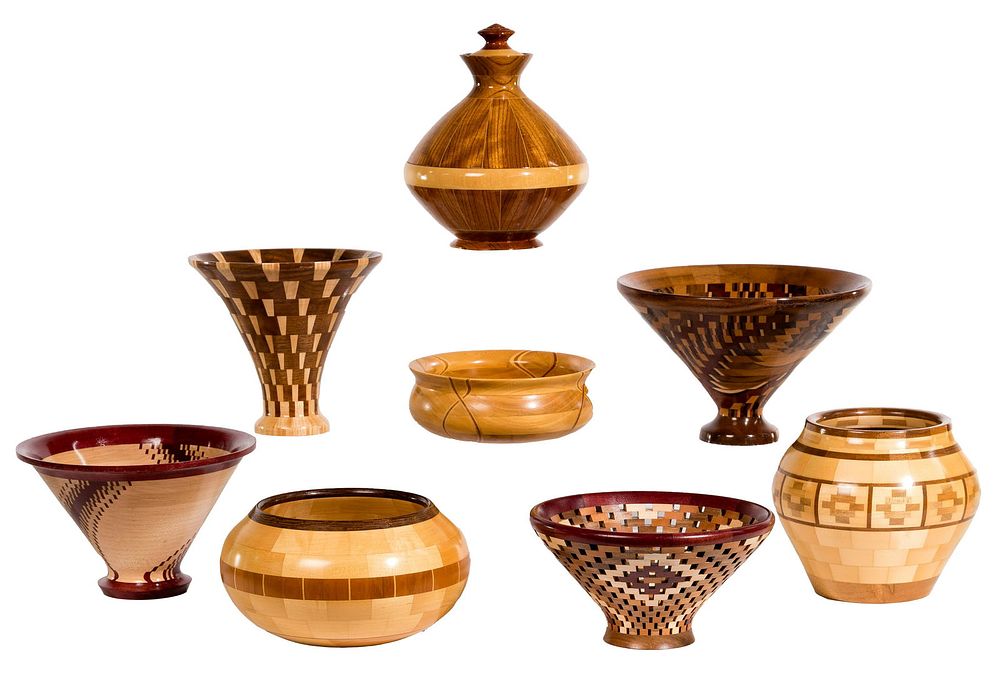 Lot 426: Exotic Wood Bowl Assortment