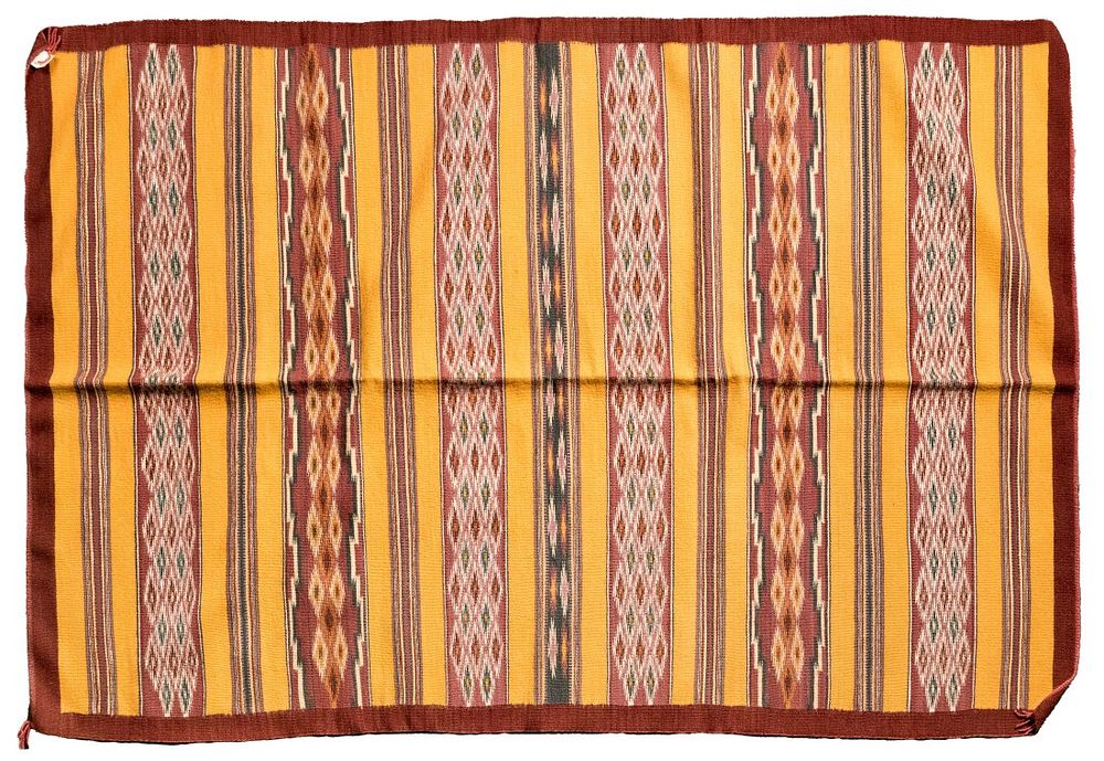 Lot 430: Native American Indian Navajo Jennie Thomas Weaving