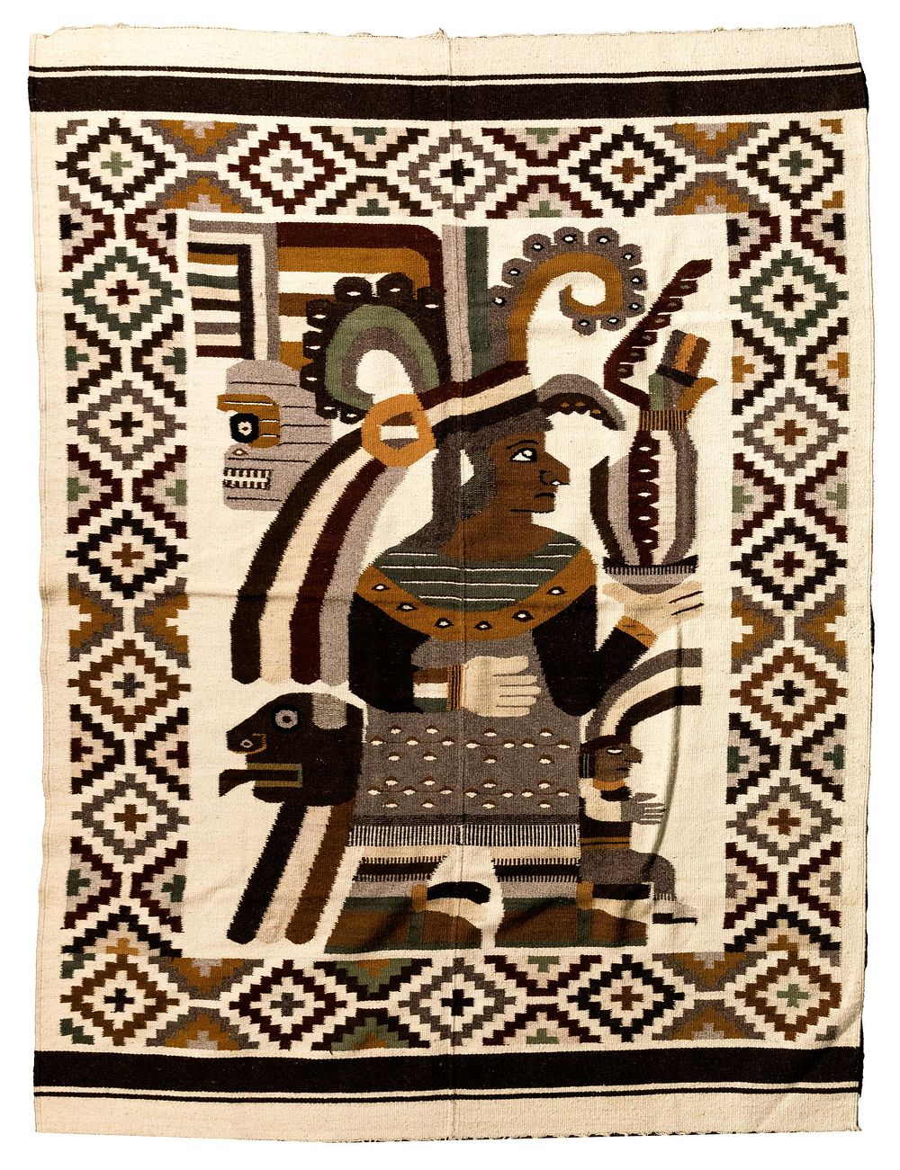 Lot 432: Mexican Zapotec Figural Weaving