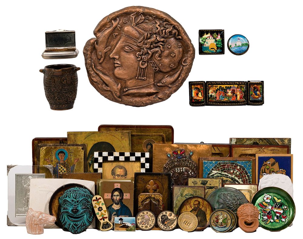 Lot 460: Ethnographic and Religious Object Assortment