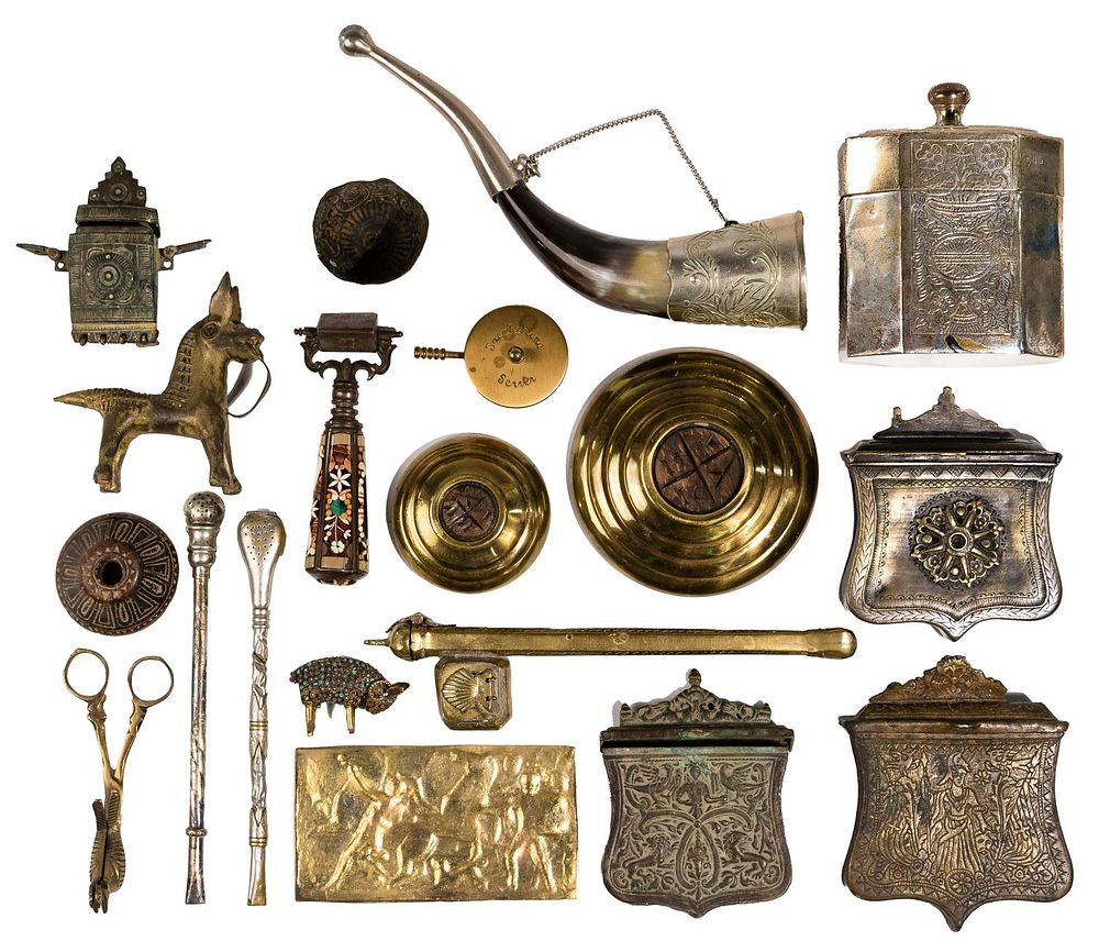 Lot 462: Greek / Ottoman Palaska Cartridge Box Collection