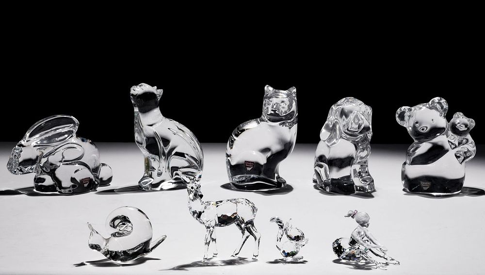Lot 468: Crystal Figurine Assortment