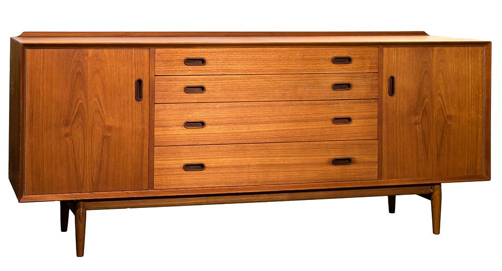 Lot 477: (Style of) Arne Vodder Danish Modern Credenza