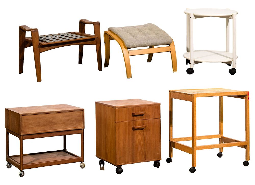 Lot 480: Danish Modern Furniture Assortment
