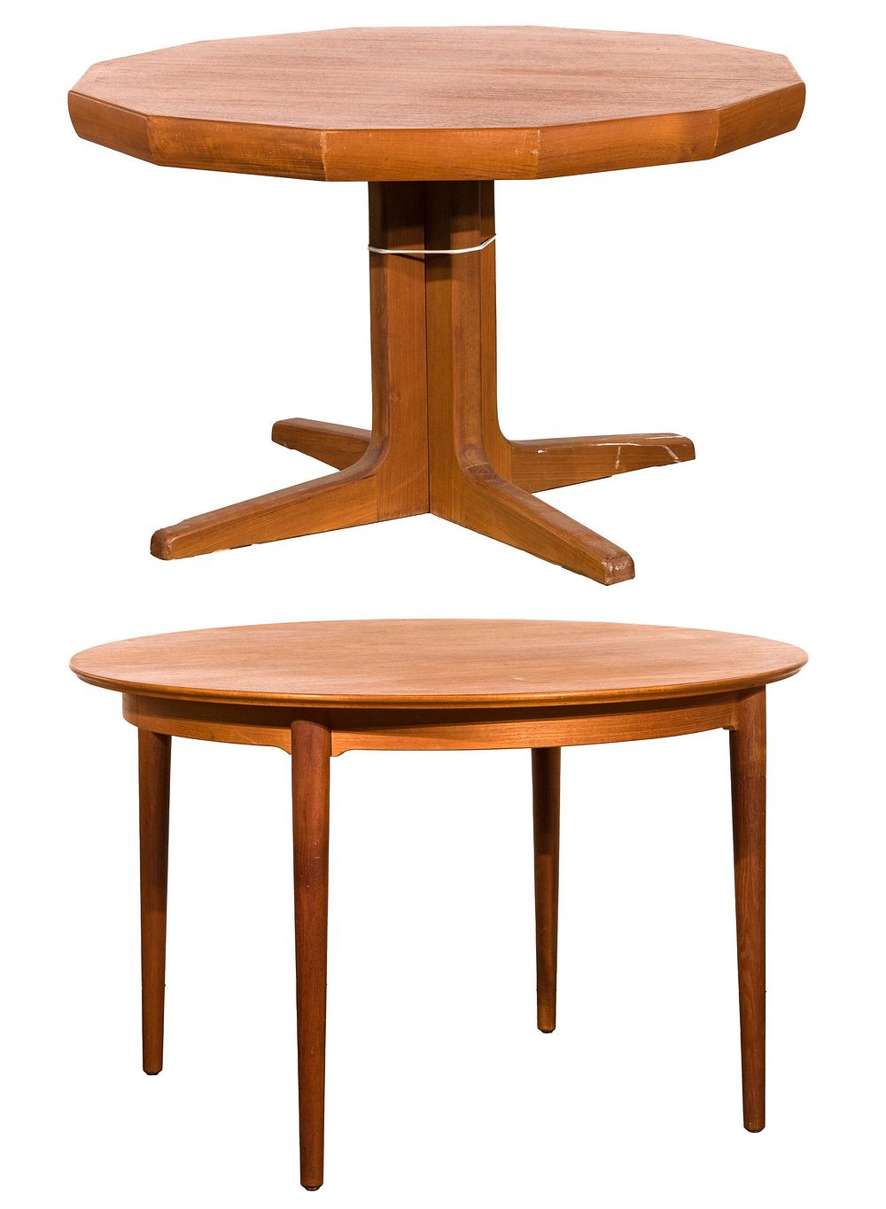 Lot 483: Danish Modern Teak Dining Tables