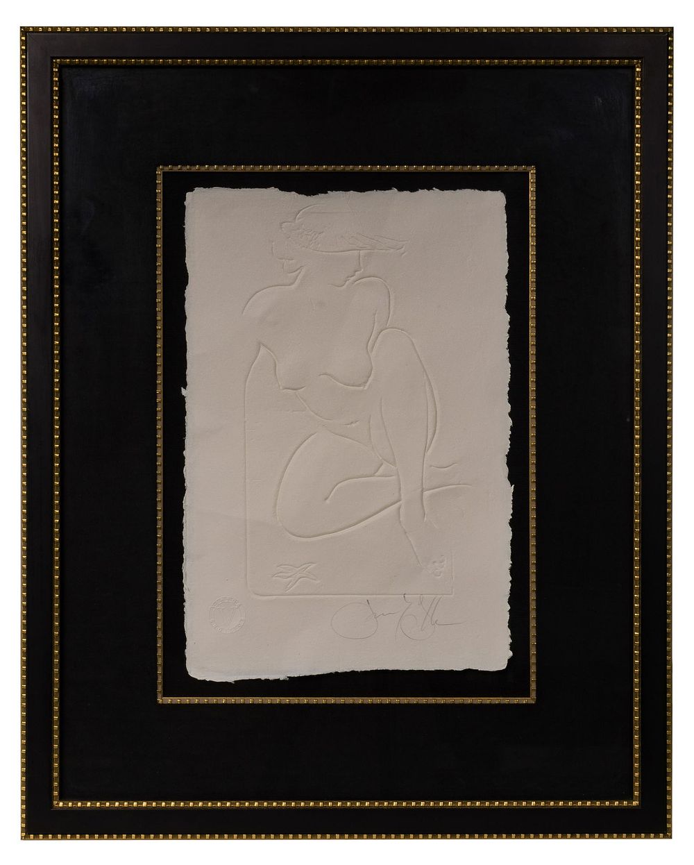 Lot 181: Frank Gallo (American, 1933-2019) Cast Paper Relief