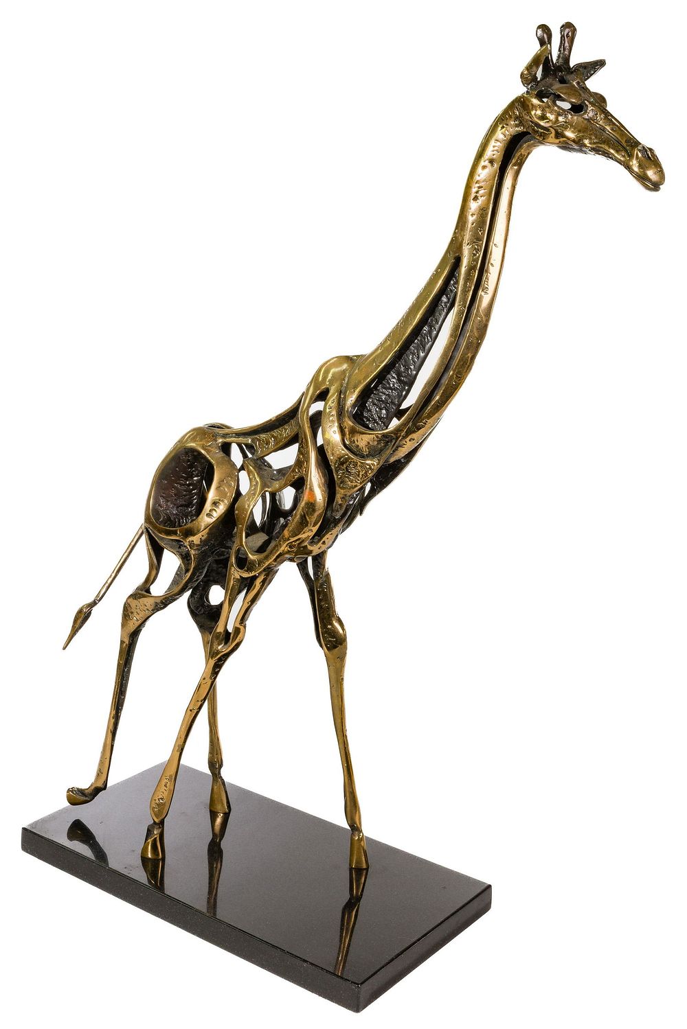 Lot 184: Unknown Artist (20th Century) Copper Alloy Giraffe Sculpture