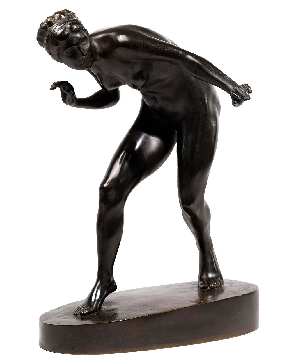 Lot 187: Georg Schreyogg (German, 1870-1934) Copper Alloy Sculpture