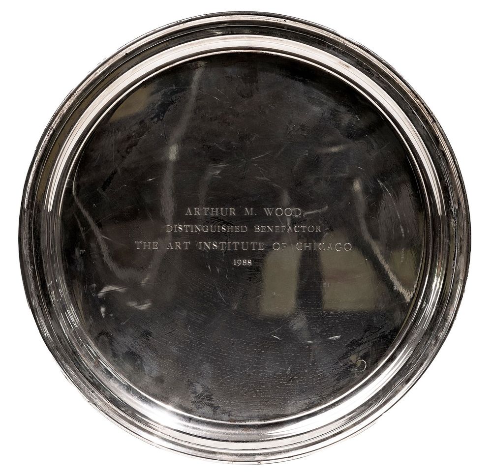 Lot 205: Tiffany & Co. Makers Sterling Silver Presentation Tray
