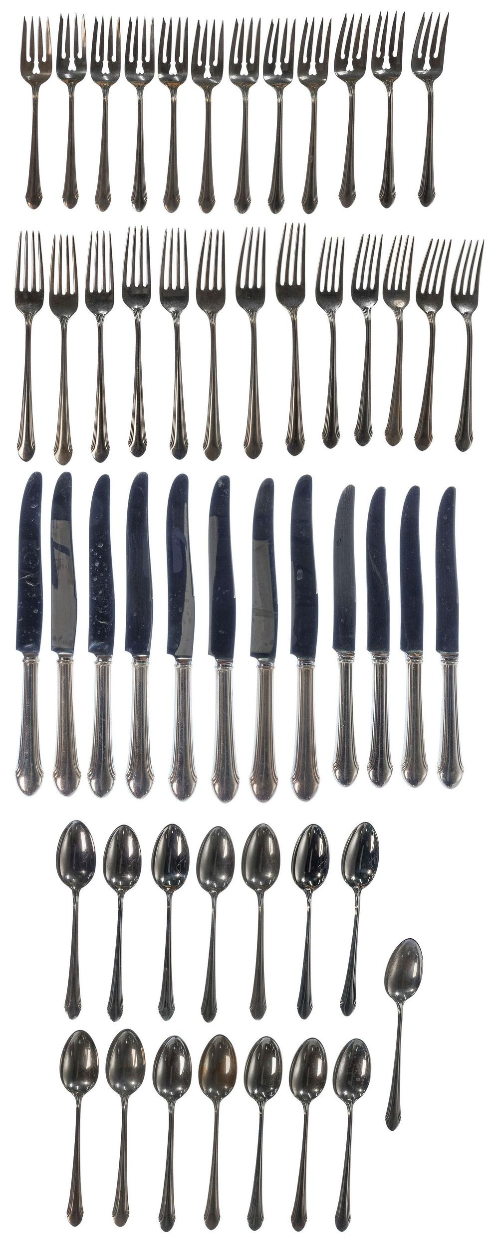 Lot 219: Alvin 'Romantique' Sterling Silver Flatware Service