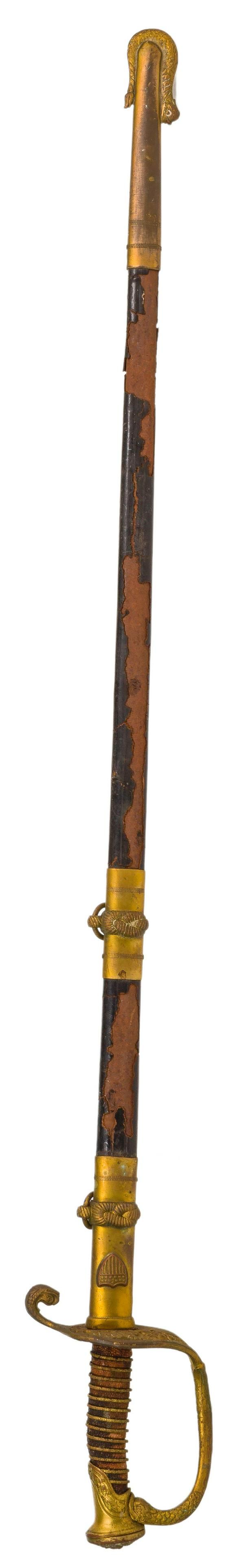 Lot 247: U.S. Navy Model 1852 Style Coast Guard Presentation Sword