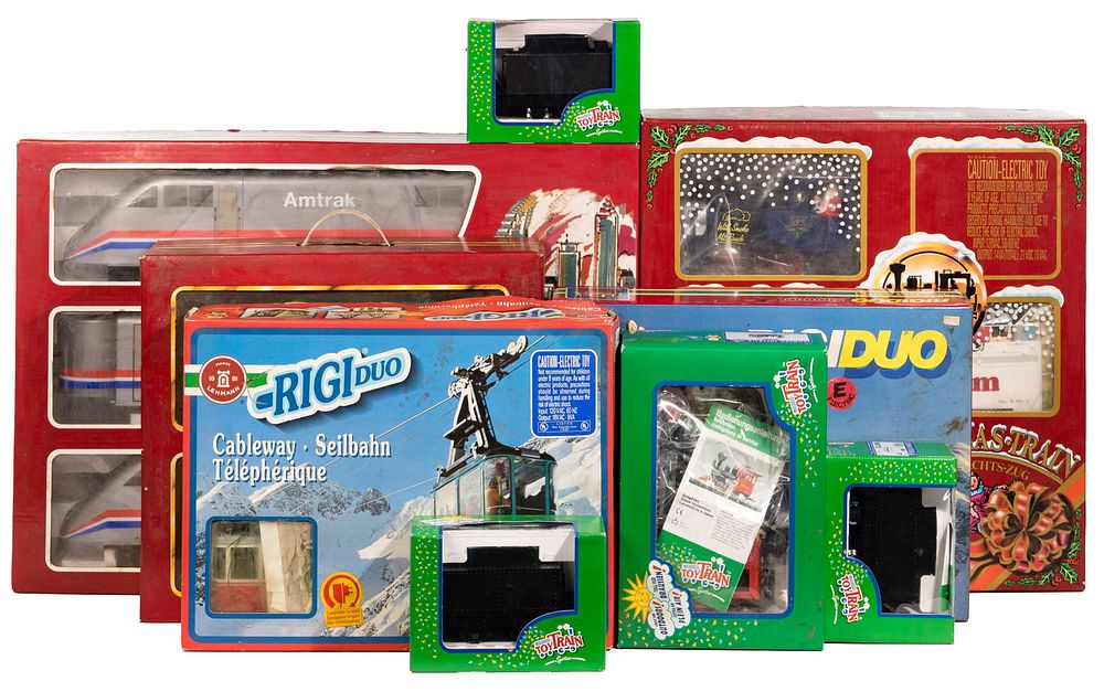 Lot 255: Lehman G-Scale Model Train Set Assortment