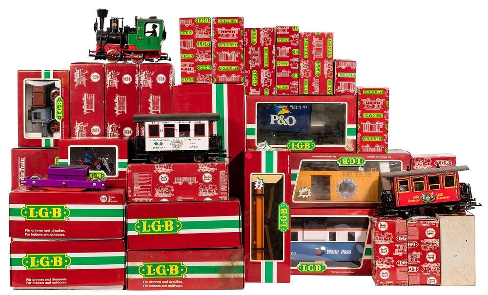 Lot 256: LGB Lehmann G-Scale Model Train Assortment