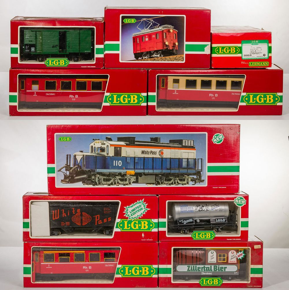 Lot 257: LGB Lehmann Western Germany G-Scale Model Train Assortment