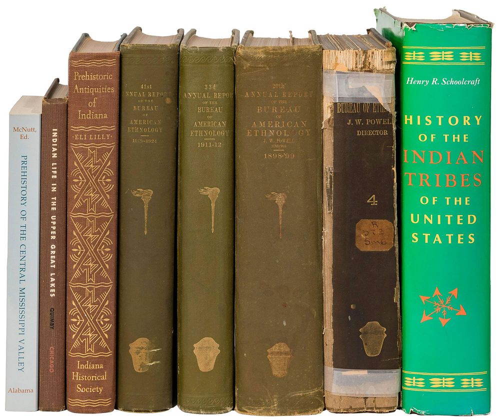 Lot 265: Native American Indian Ethnology Book Assortment