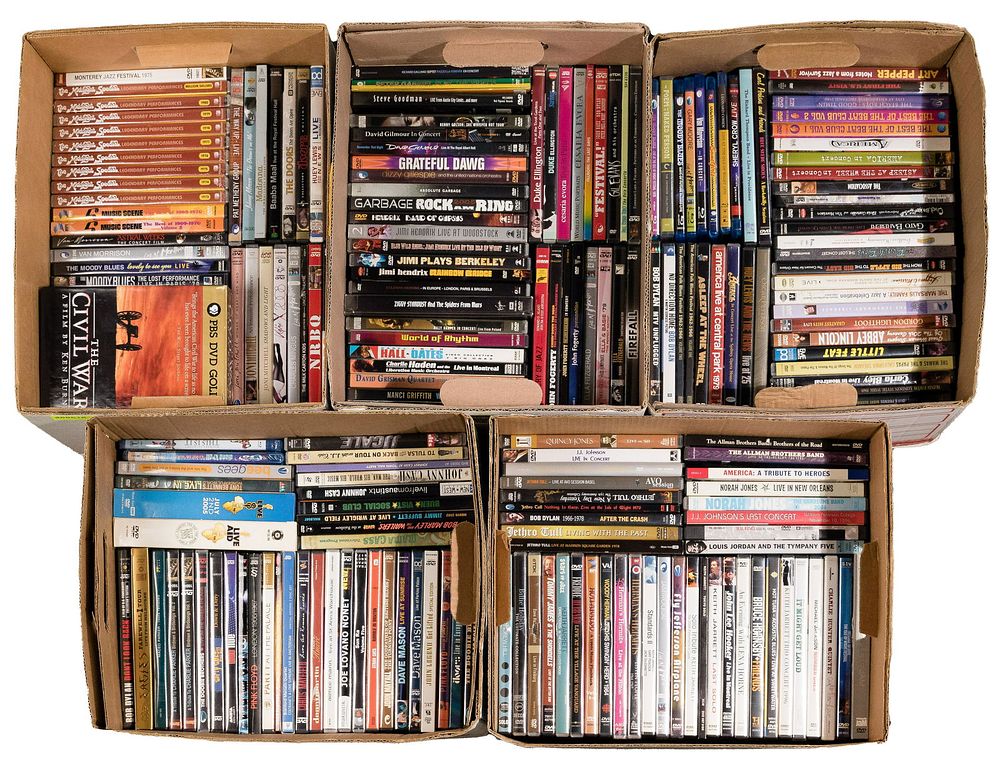 Lot 276: Music DVD Assortment