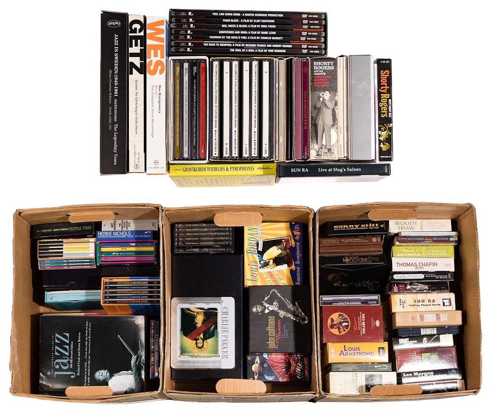 Lot 280: Boxed Jazz and Blues CD Assortment