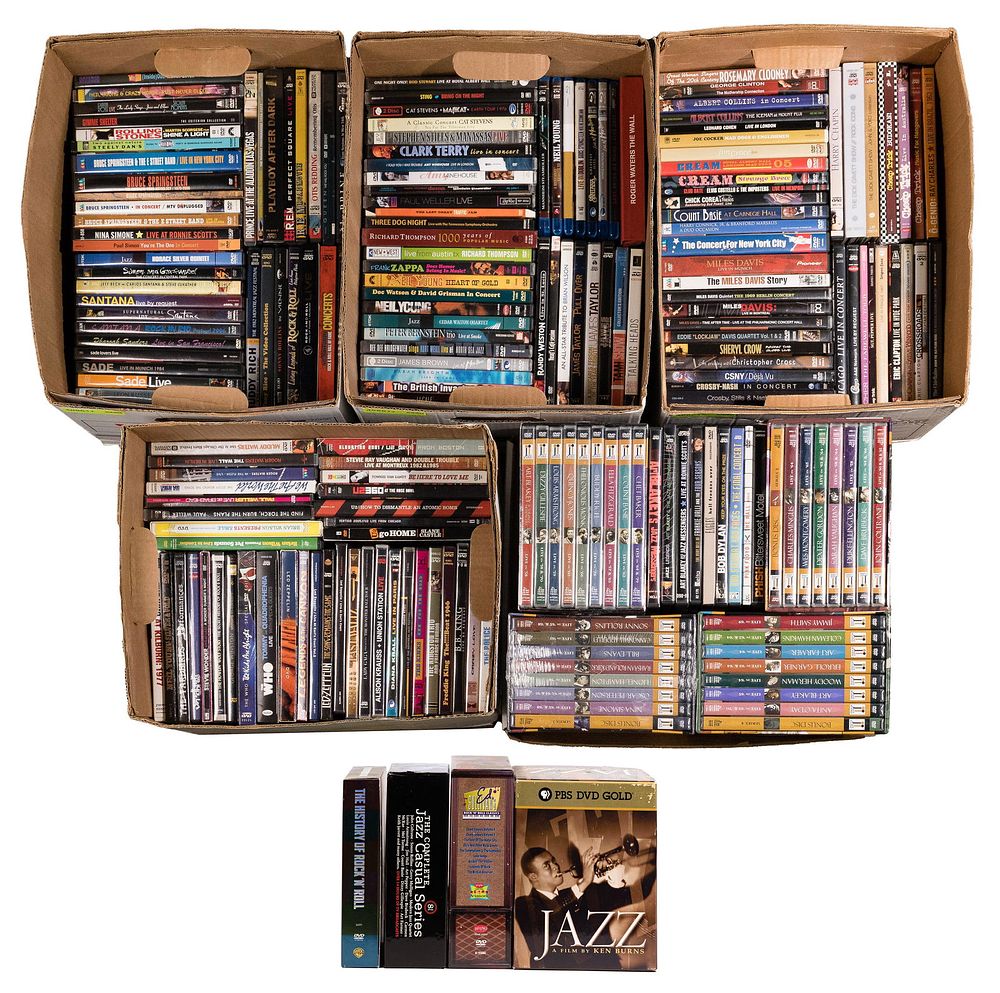 Lot 318: Music DVD Assortment