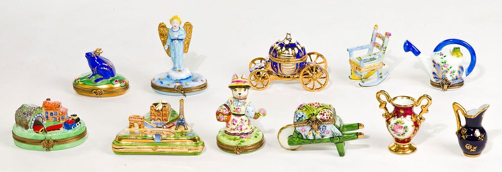 Lot 344: Limoges Trinket Box Assortment