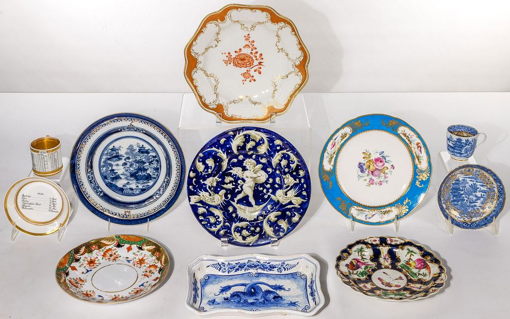 Lot 357: Meissen, KPM and European Porcelain Assortment