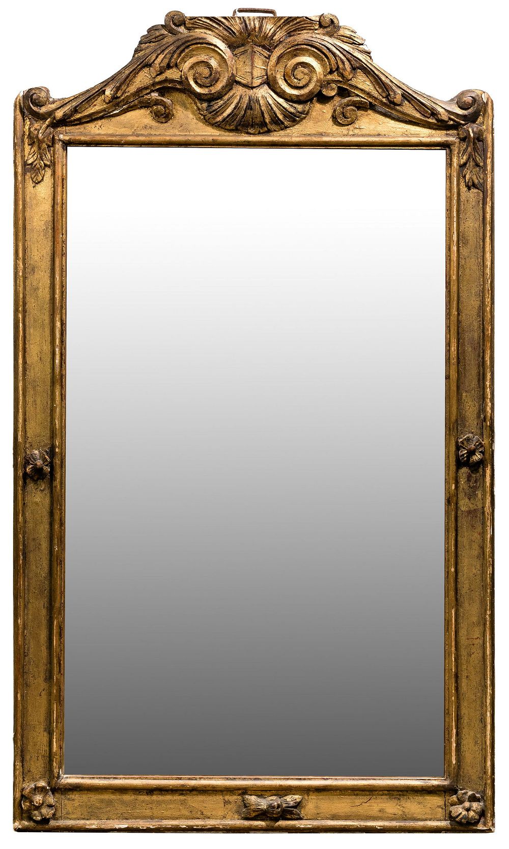 Lot 371: English Gilt Wood Wall Mirror