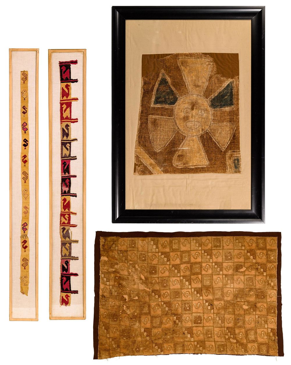 Lot 383: Pre-Columbian Style Textile Fragment Assortment