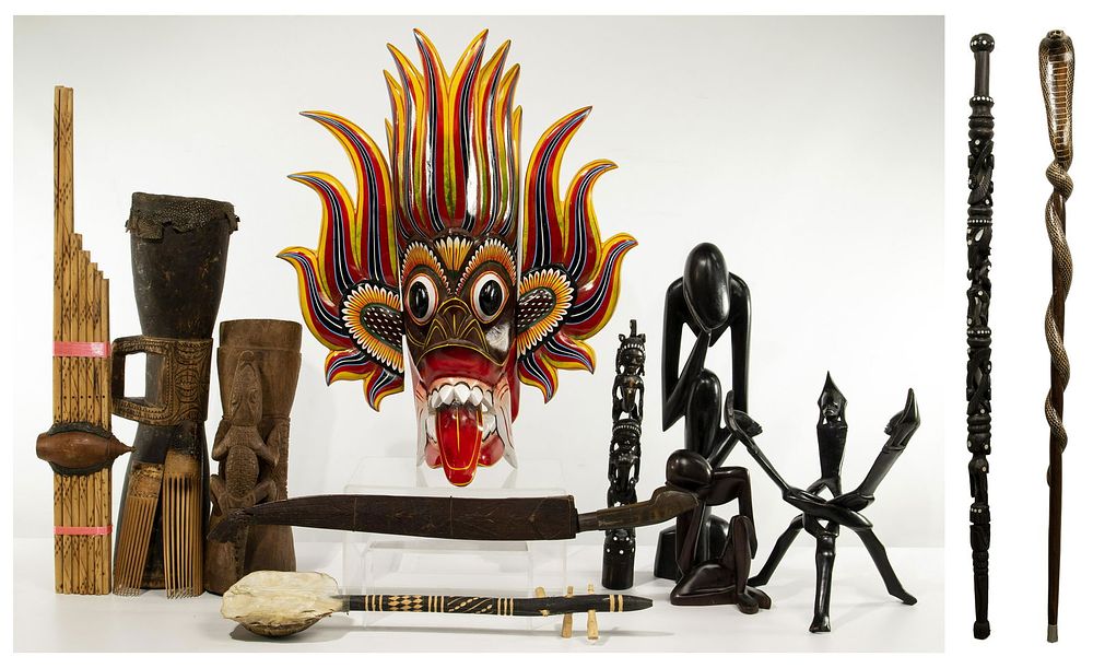 Lot 392: Ethnographic Object Assortment