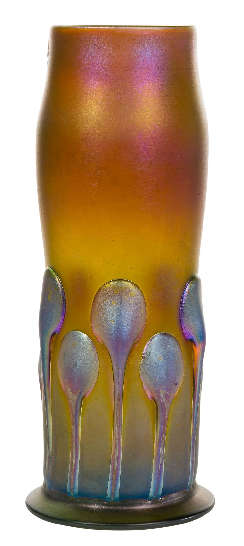 Lot 398: (Attributed to) Tiffany 'Tadpole' Vase