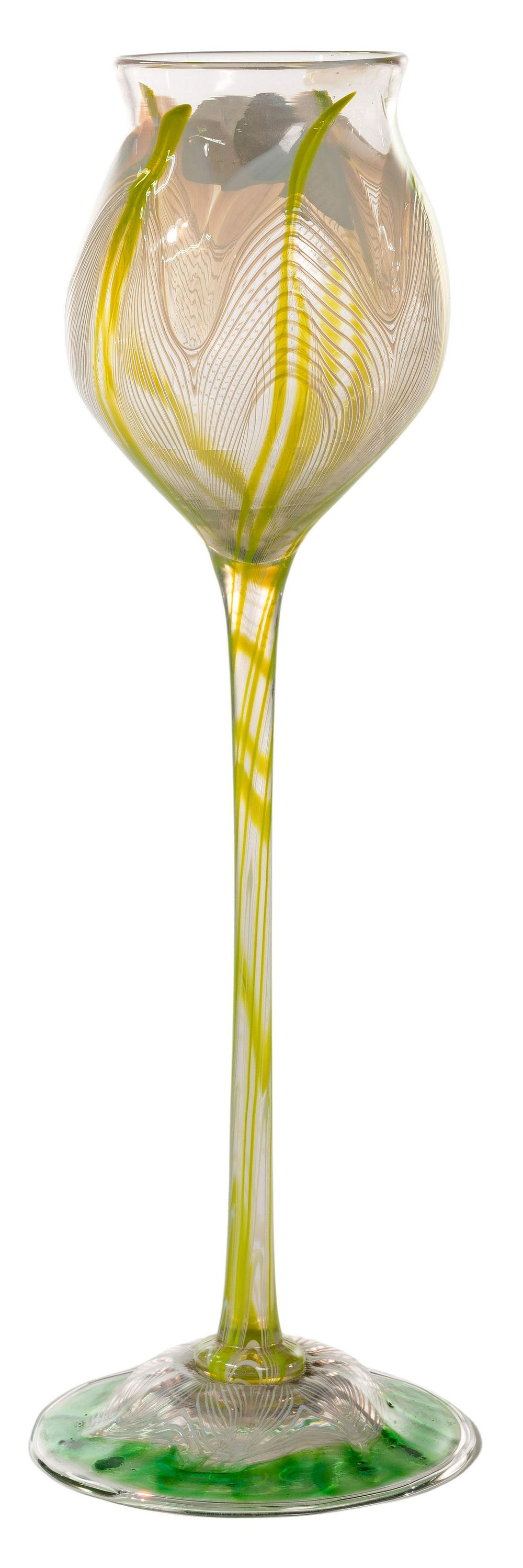 Lot 399: (Attributed to) Tiffany Flower Form Vase
